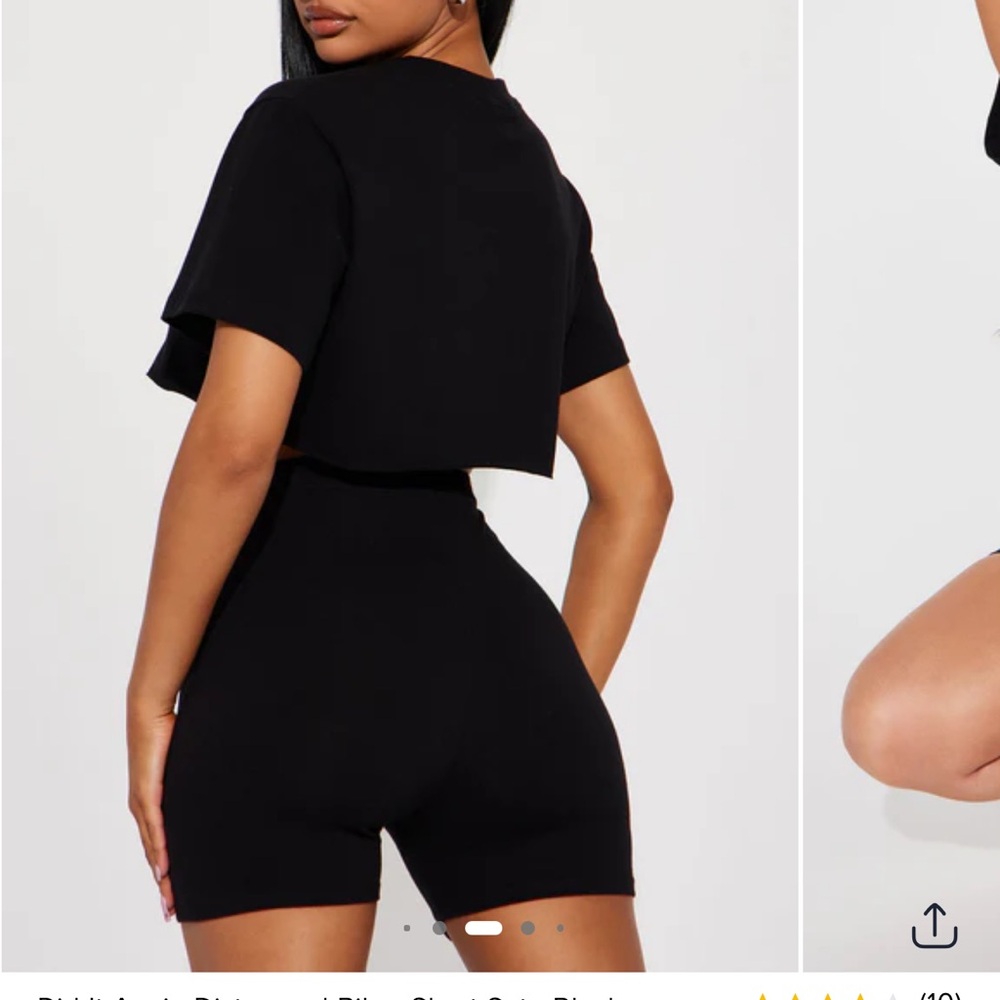 Fashion Nova Gray Cut-Out Short Sleeve Top - Picture 4 of 4